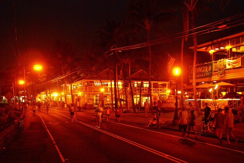 Ironman Kona 2015 - Ali'i at night