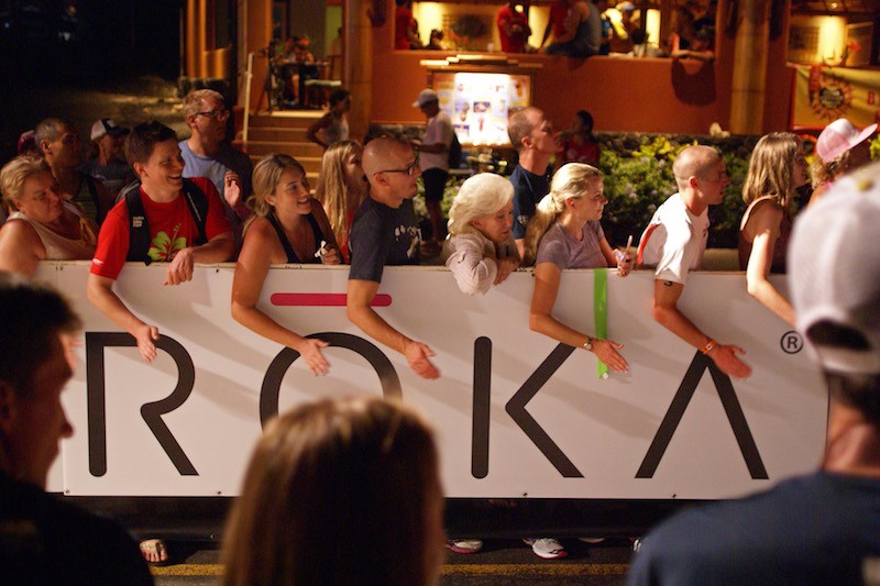 Ironman Kona 2015 - slapping the chute